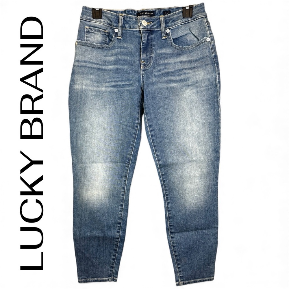 LUCKY BRAND Low Rise Crop Lolita Blue Jeans Size 6 / 28 Women's Denim